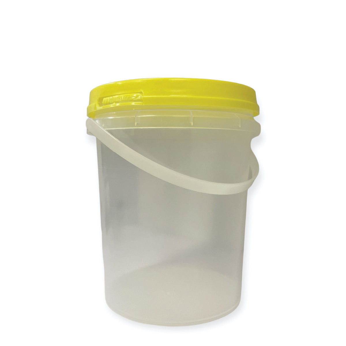 Bulk 100 x 1.2L Empty Honey Bucket with Lid - 1.5Kg Clear Tamper Proof Plastic Tub V238-SUPDZ-40761483624528