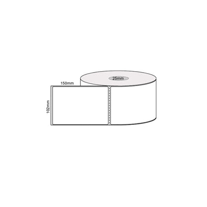 10 Rolls x 400 Label Stickers 102x150mm - Direct Thermal White Shipping Labels V238-SUPDZ-40765768368208