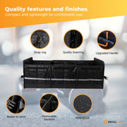 Social Hike Car Boot Organiser With Cooler - Collapsible Storage Box For Trunk V238-SUPDZ-40802567520336