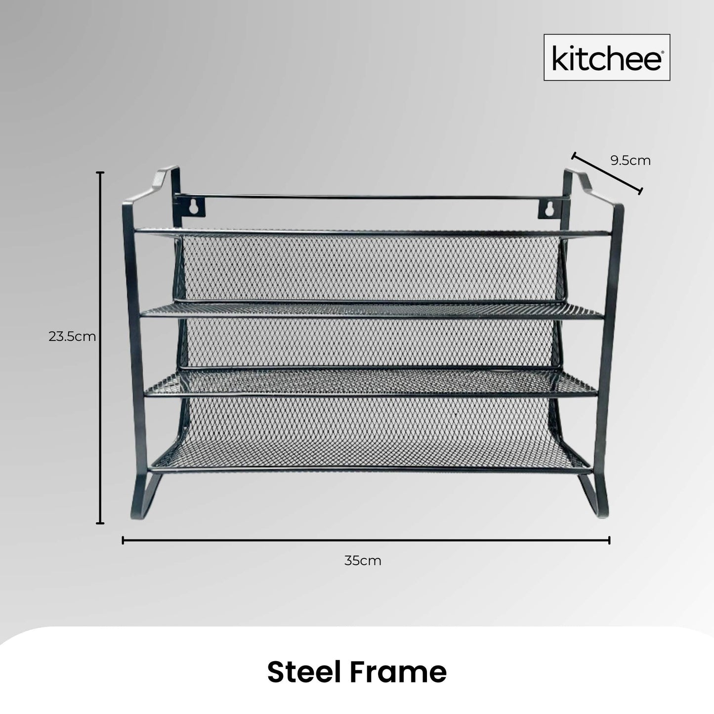 4 Tier Metal Spice Rack + 28 Glass Jars - Kitchen Pantry Herb Storage Organiser V238-SUPDZ-40811788927056