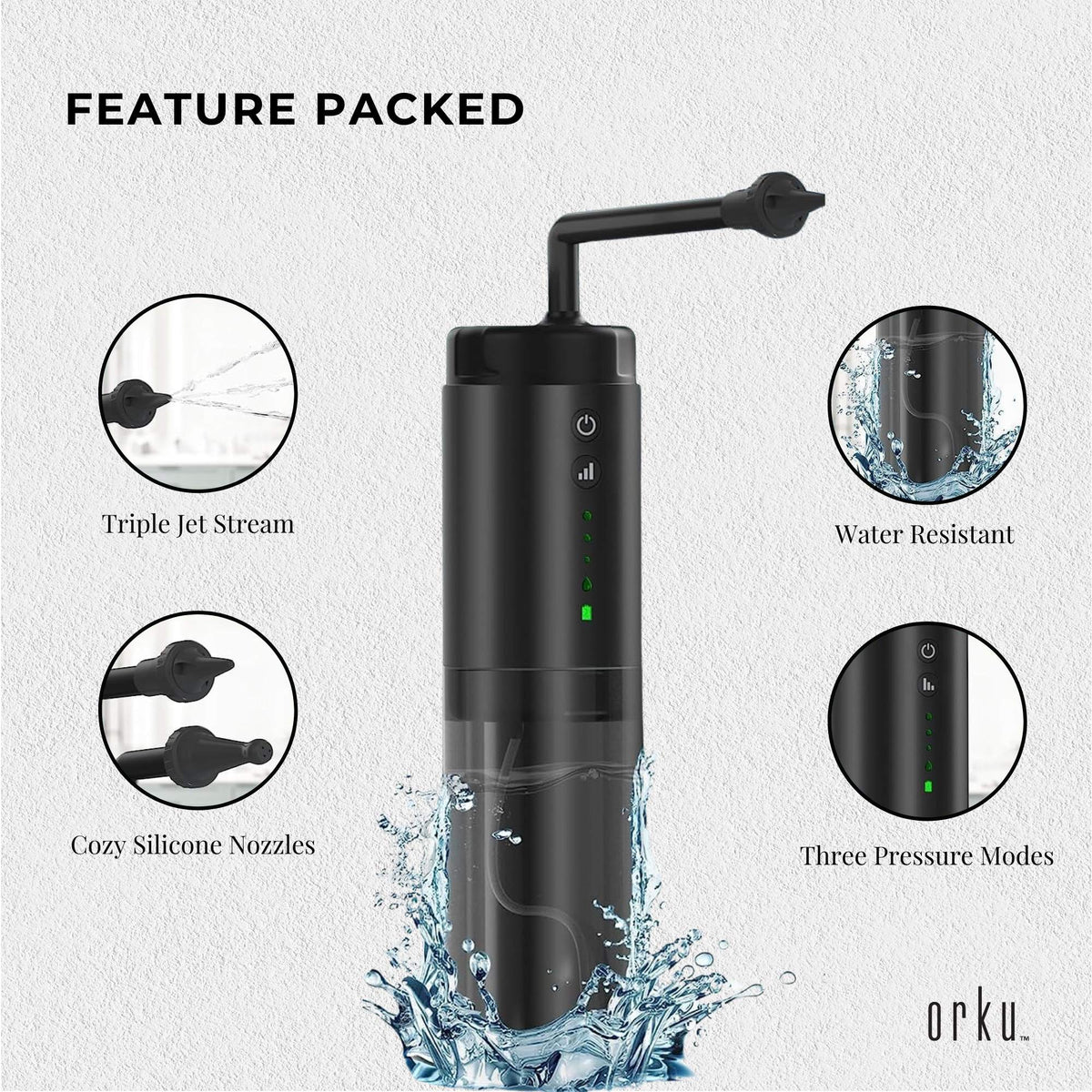 Electric Ear Wax Removal Cleaner - Portable Rechargeable Irrigator V238-SUPDZ-40811833950288