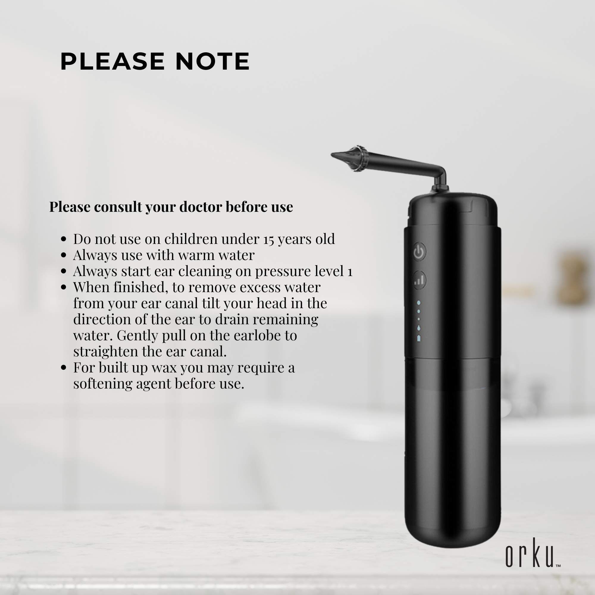 Electric Ear Wax Removal Cleaner - Portable Rechargeable Irrigator V238-SUPDZ-40811833950288