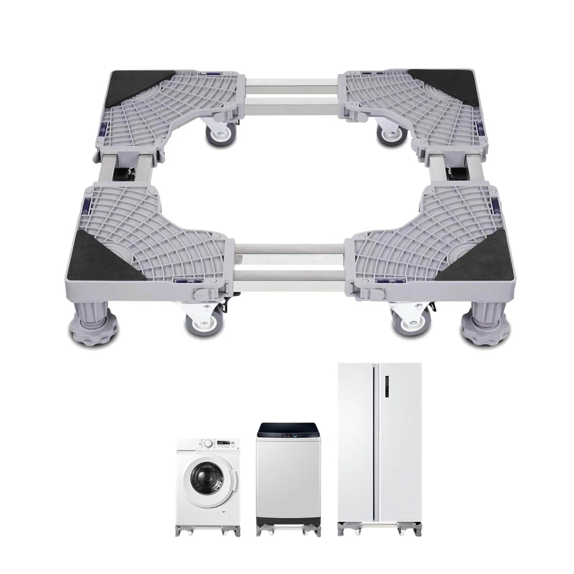 Tooleroo Washing Machine Stand - 300Kg Adjustable Wheeled Fridge Appliance Base V238-SUPDZ-40813536247888