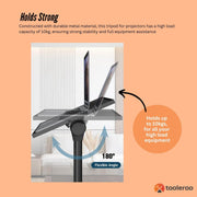 Laptop Stand Tripod - Adjustable Height Projector Holder With Phone Mount V238-SUPDZ-40827214594128