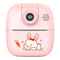 Kids Rechargeable Instant Print Camera Pink - Digital Thermal Photo Video MP3 V238-SUPDZ-40832782696528