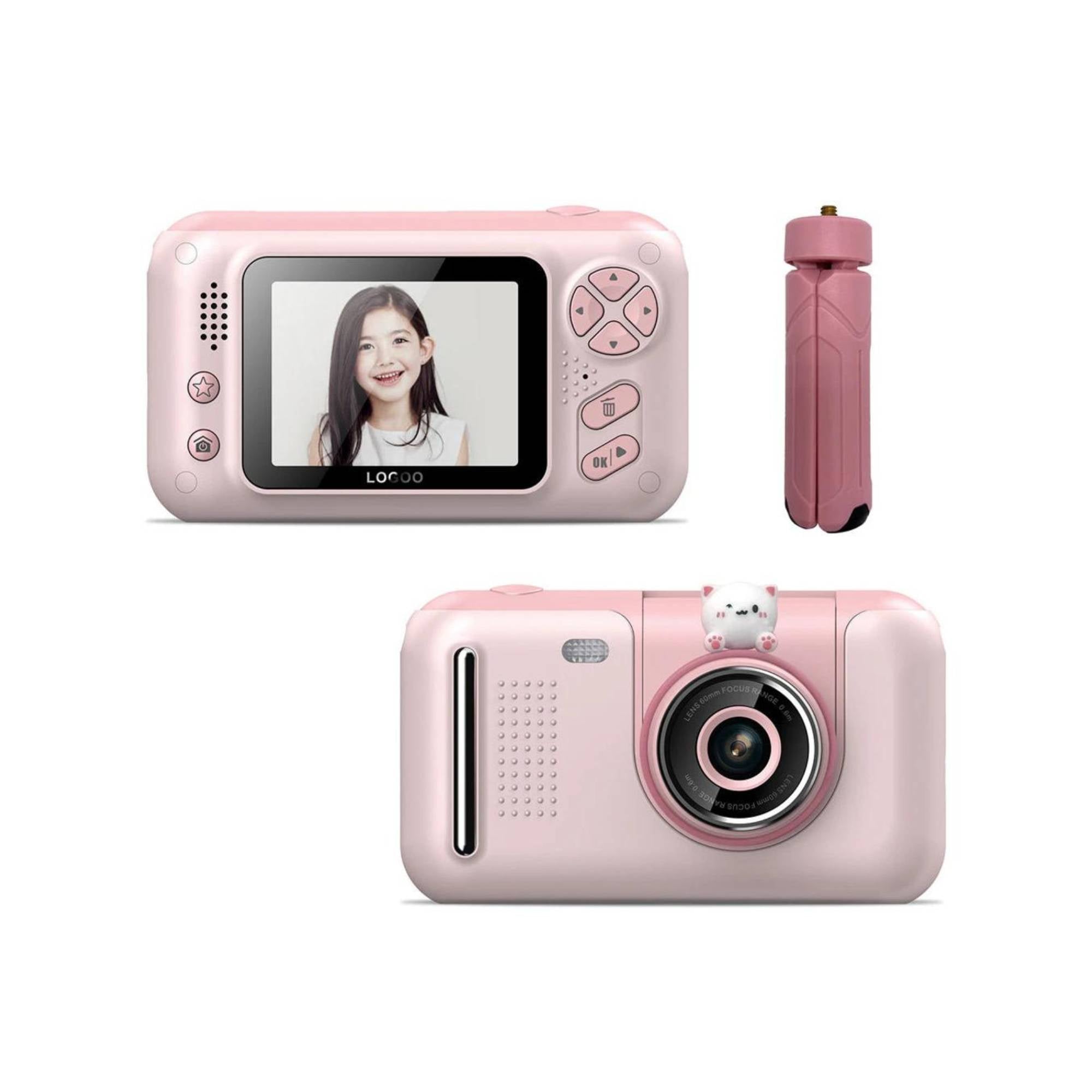 Kids HD Digital Camera Pink - Children's Selfie Photo Video 2.4 Inch Screen V238-SUPDZ-40836312465488