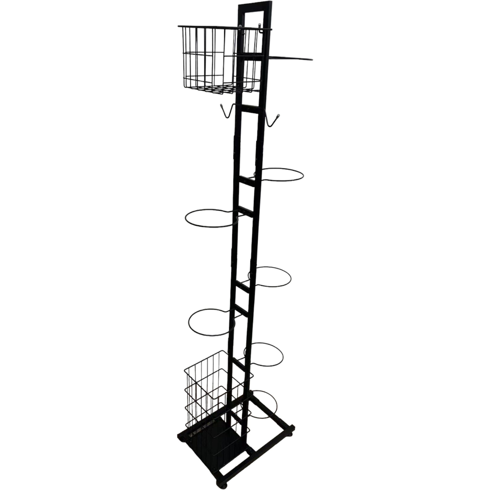 Sports Equipment Storage Rack - Vertical Ball Organiser Basketball Garage Stand V238-SUPDZ-40838091931728