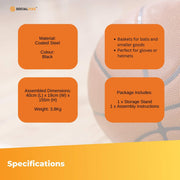Sports Equipment Storage Rack - Vertical Ball Organiser Basketball Garage Stand V238-SUPDZ-40838091931728