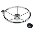 13.5" Boat Stainless Steel Steering Wheel - 5 Spoke with Knob For 3/4" Shaft V238-SUPDZ-40838175195216