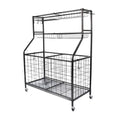 Social Hike Sports Equipment Storage Organiser Trolley on Wheels - Garage Basket V238-SUPDZ-40865350516816