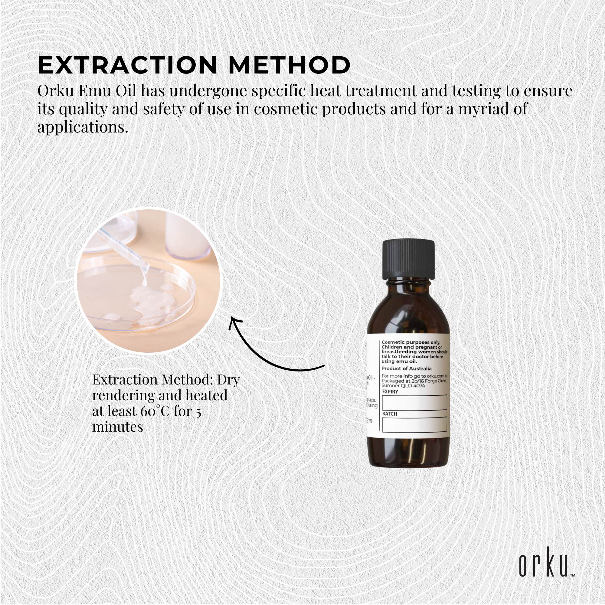 Orku 10ml Pure Emu Oil - Natural Undiluted Australian Dromaius Novaehollandiae V238-SUPDZ-40875981209680