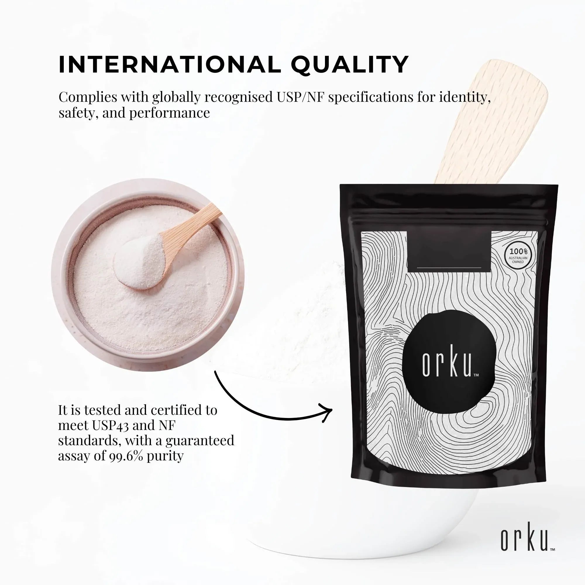 Orku 400g Myo Inositol Powder - USP Grade High Purity Unflavoured V238-SUPDZ-40896518291536