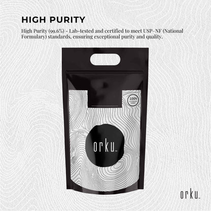 Orku 5Kg Myo Inositol Powder - USP Grade High Purity Unflavoured V238-SUPDZ-40896522813520