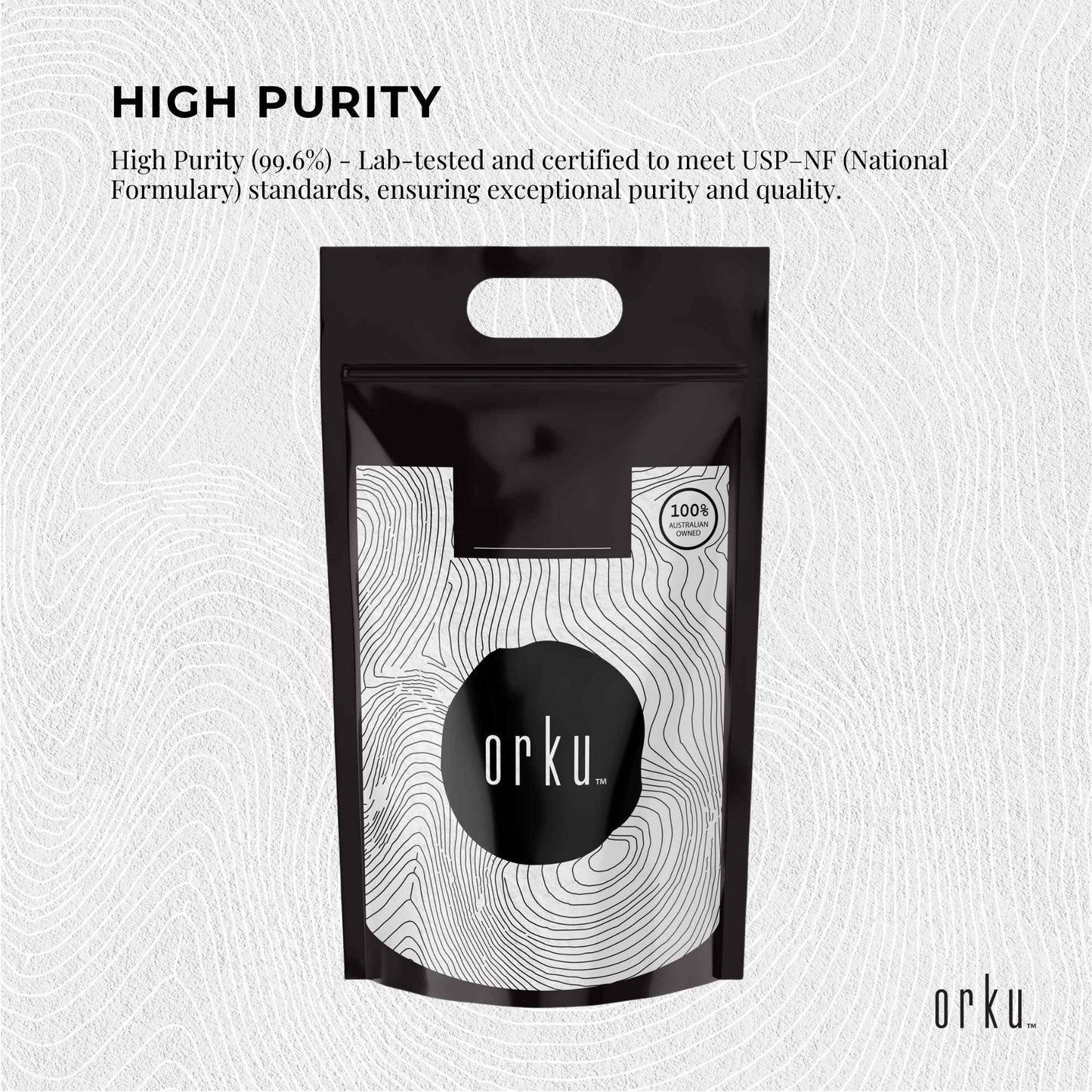 Orku 10Kg Myo Inositol Powder - USP Grade High Purity Unflavoured V238-SUPDZ-40896528449616