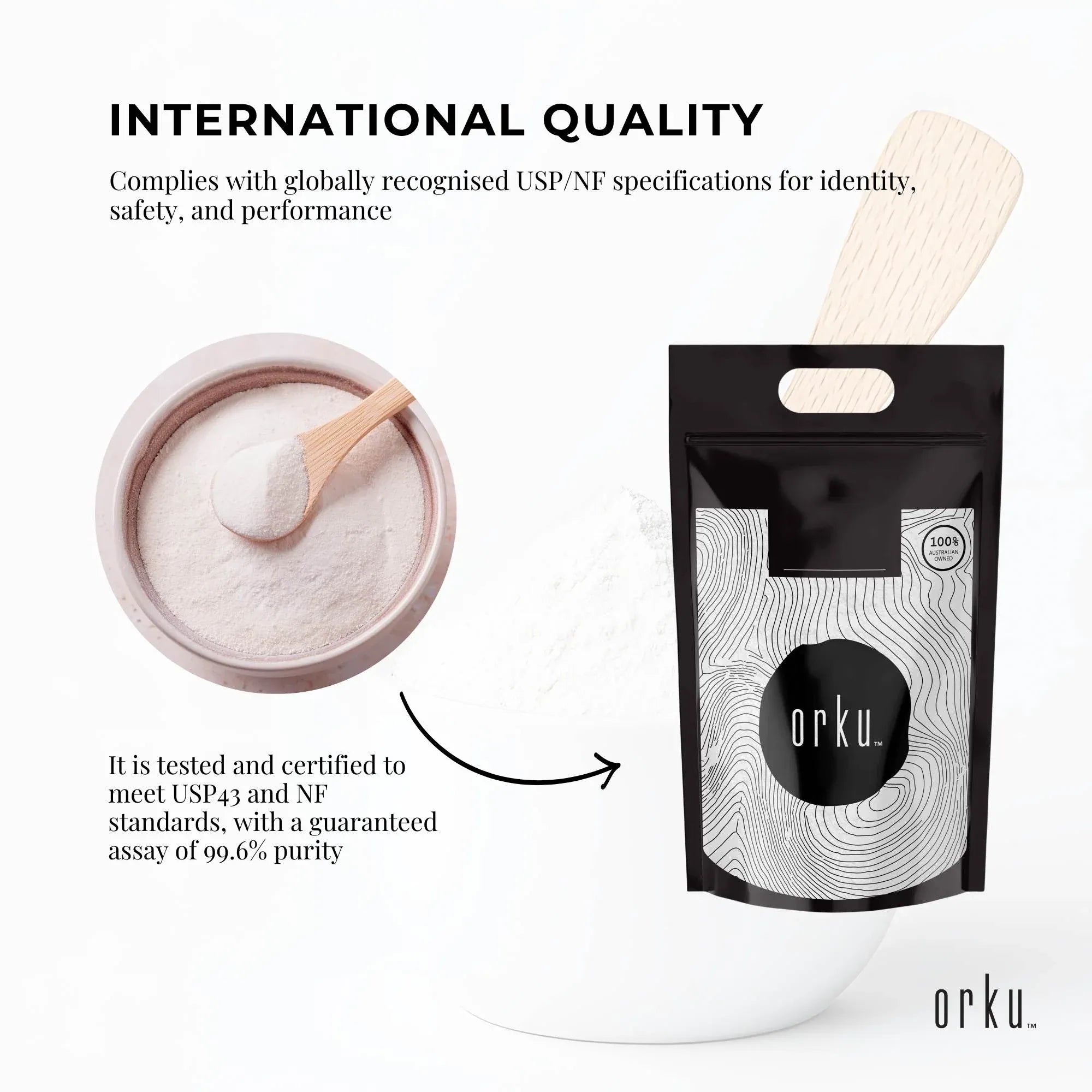 Orku 20Kg Myo Inositol Powder - USP Grade High Purity Unflavoured V238-SUPDZ-40896528842832
