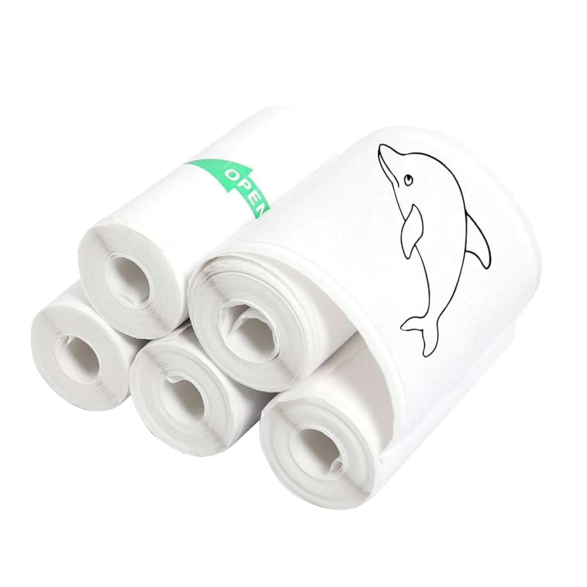 Social Hike 5 Pack Thermal Paper Camera Rolls Sticker - Instant Print Refill V238-SUPDZ-40897381236816