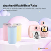 Social Hike 3 Pack Thermal Paper Camera Rolls Colour - Instant Print Refill V238-SUPDZ-40898182316112