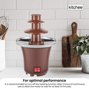 Kitchee 3 Tier Mini Chocolate Fountain Fondue Electric Machine V238-SUPDZ-40902141542480