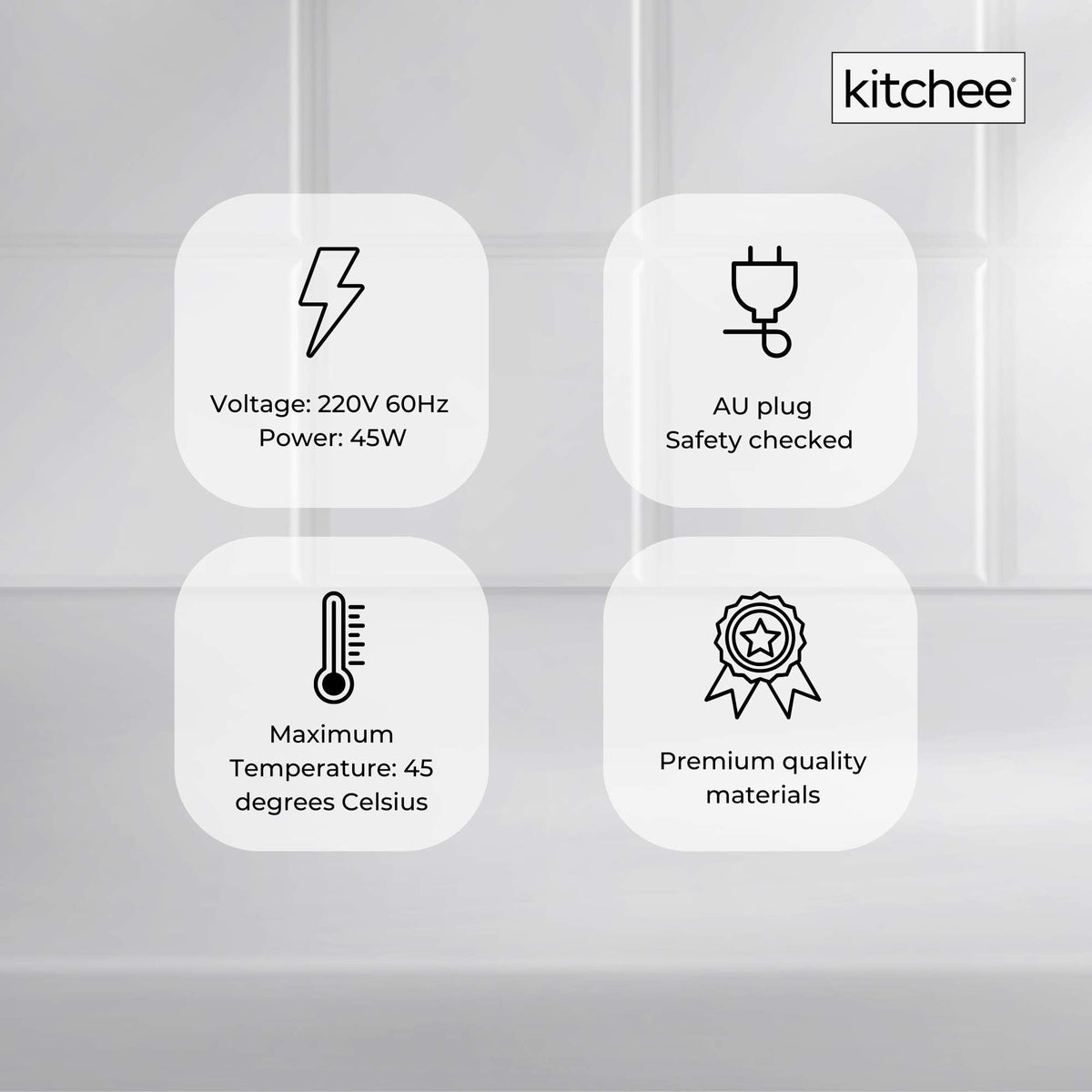 Kitchee 3 Tier Mini Chocolate Fountain Fondue Electric Machine V238-SUPDZ-40902141542480