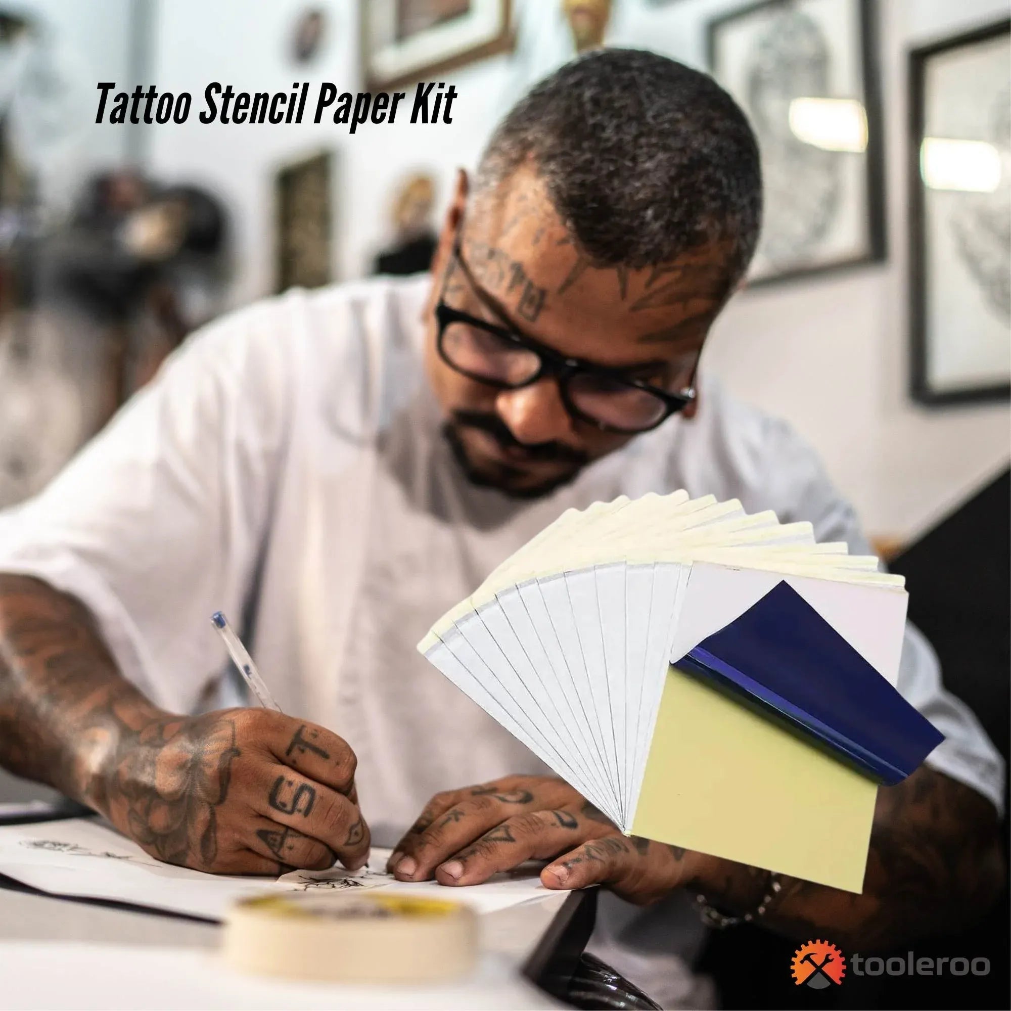 Tooleroo 50x Sheets A4 Tattoo Thermal Paper - for Professional Stencil Transfer V238-SUPDZ-40903187169360