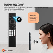 Tooleroo Smart TV Remote Control Replacement For Samsung Voice URC01910F V238-SUPDZ-40903266500688
