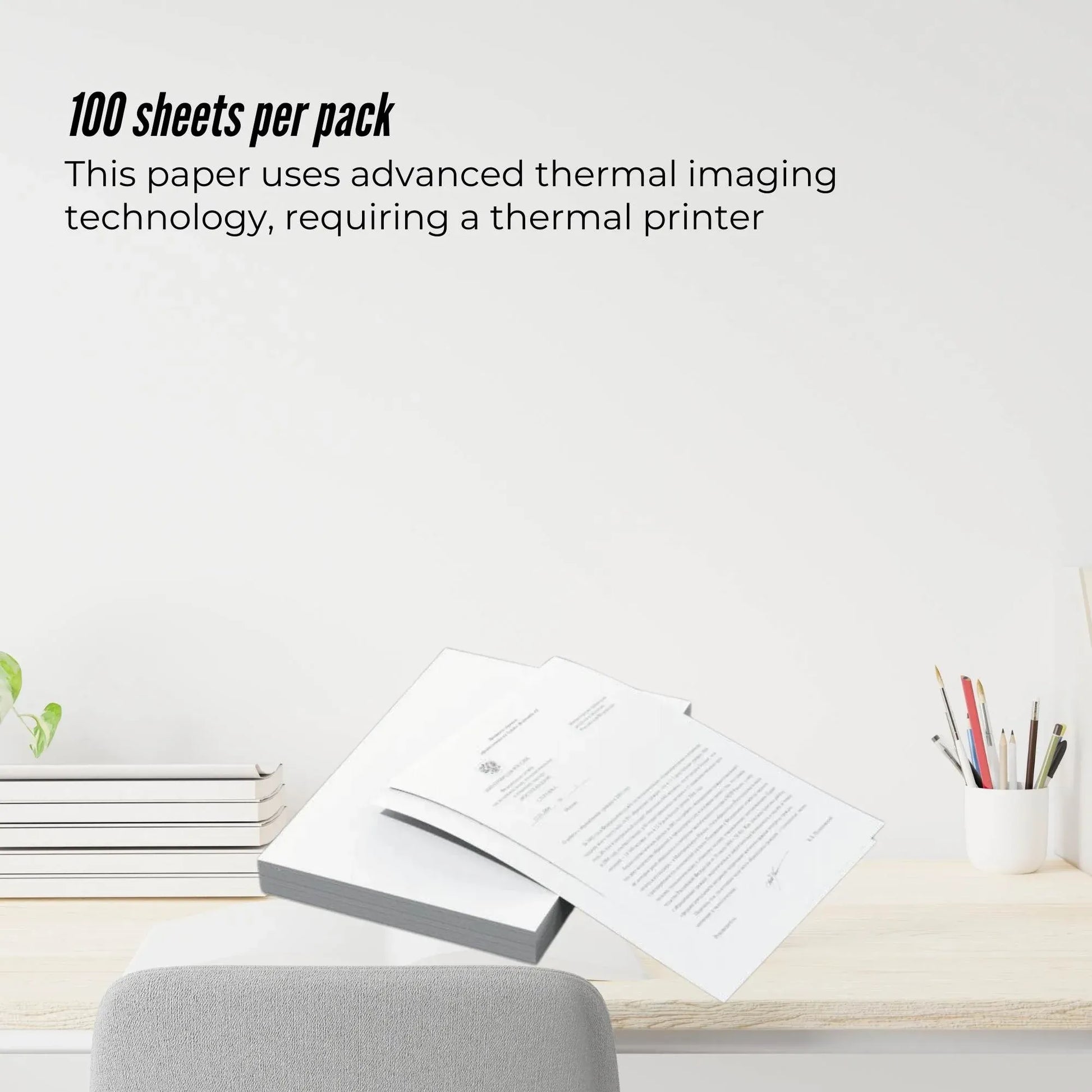 Tooleroo 20x 100 Sheet Pack A4 Thermal Printer Paper White - BPA Free Bulk V238-SUPDZ-40909635878992