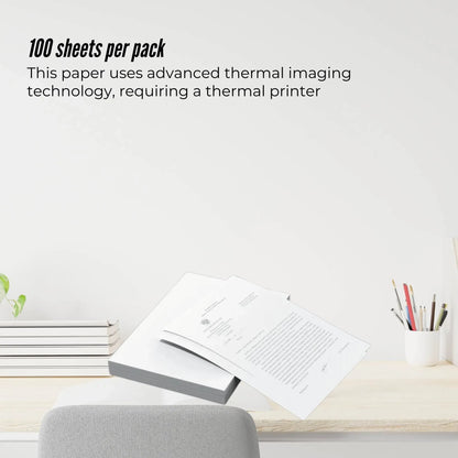 Tooleroo 20x 100 Sheet Pack A4 Thermal Printer Paper White - BPA Free Bulk V238-SUPDZ-40909635878992