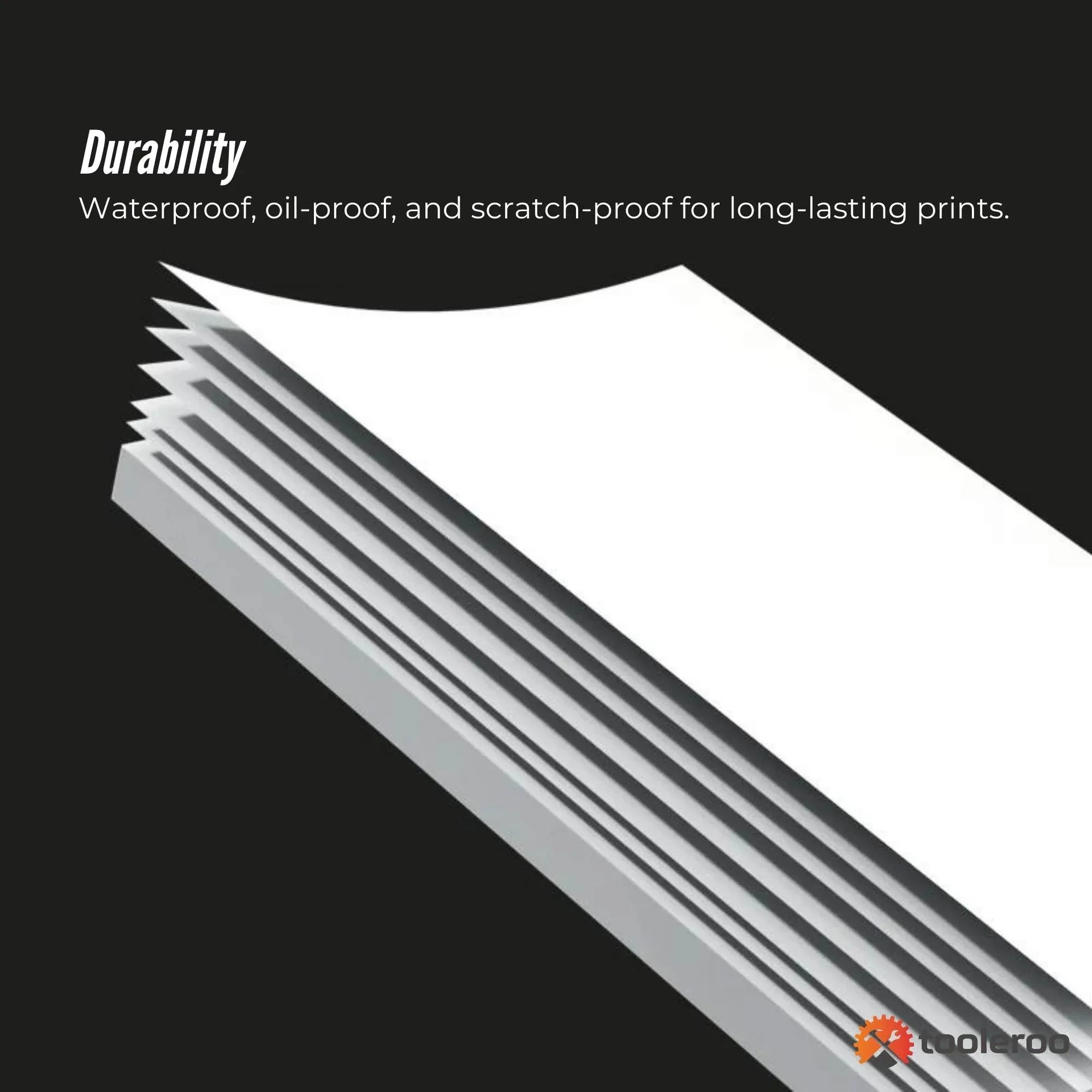 Tooleroo 20x 100 Sheet Pack A4 Thermal Printer Paper White - BPA Free Bulk V238-SUPDZ-40909635878992