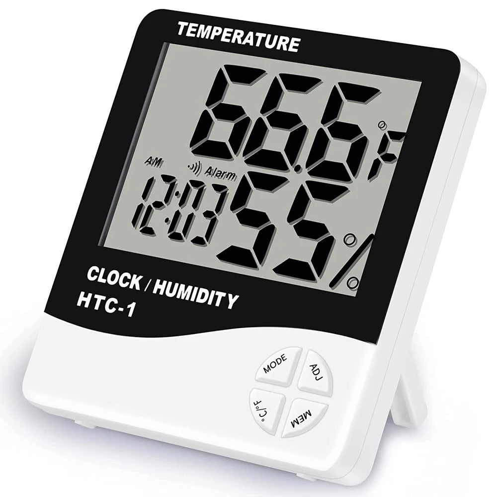 Miosh Indoor Temperature and Humidity Thermometer White V238-SUPDZ-40931988209744