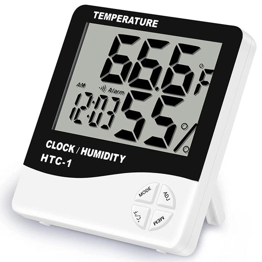 Miosh Indoor Temperature and Humidity Thermometer White V238-SUPDZ-40931988209744