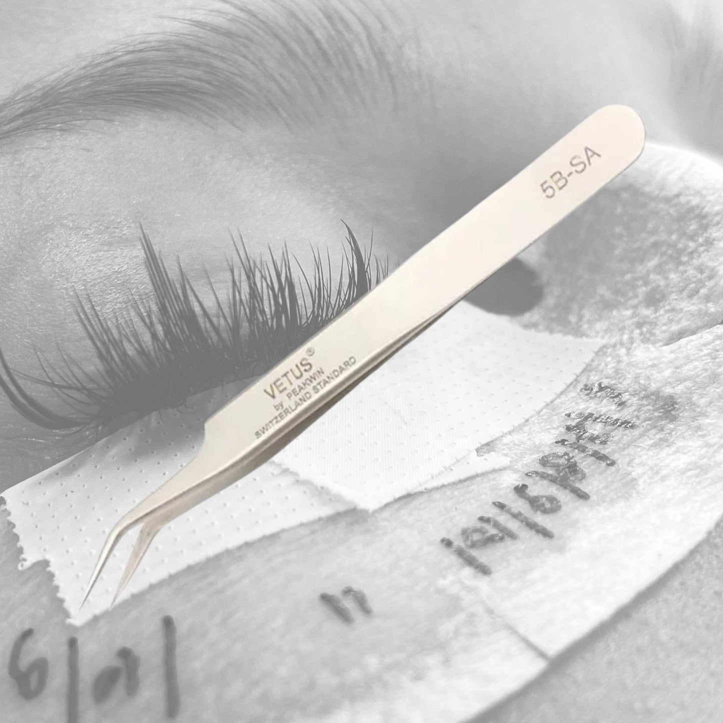 Miosh Eyelash Extension Tweezers - Lash Isolation VETUS 5B-SA V238-SUPDZ-40931988865104
