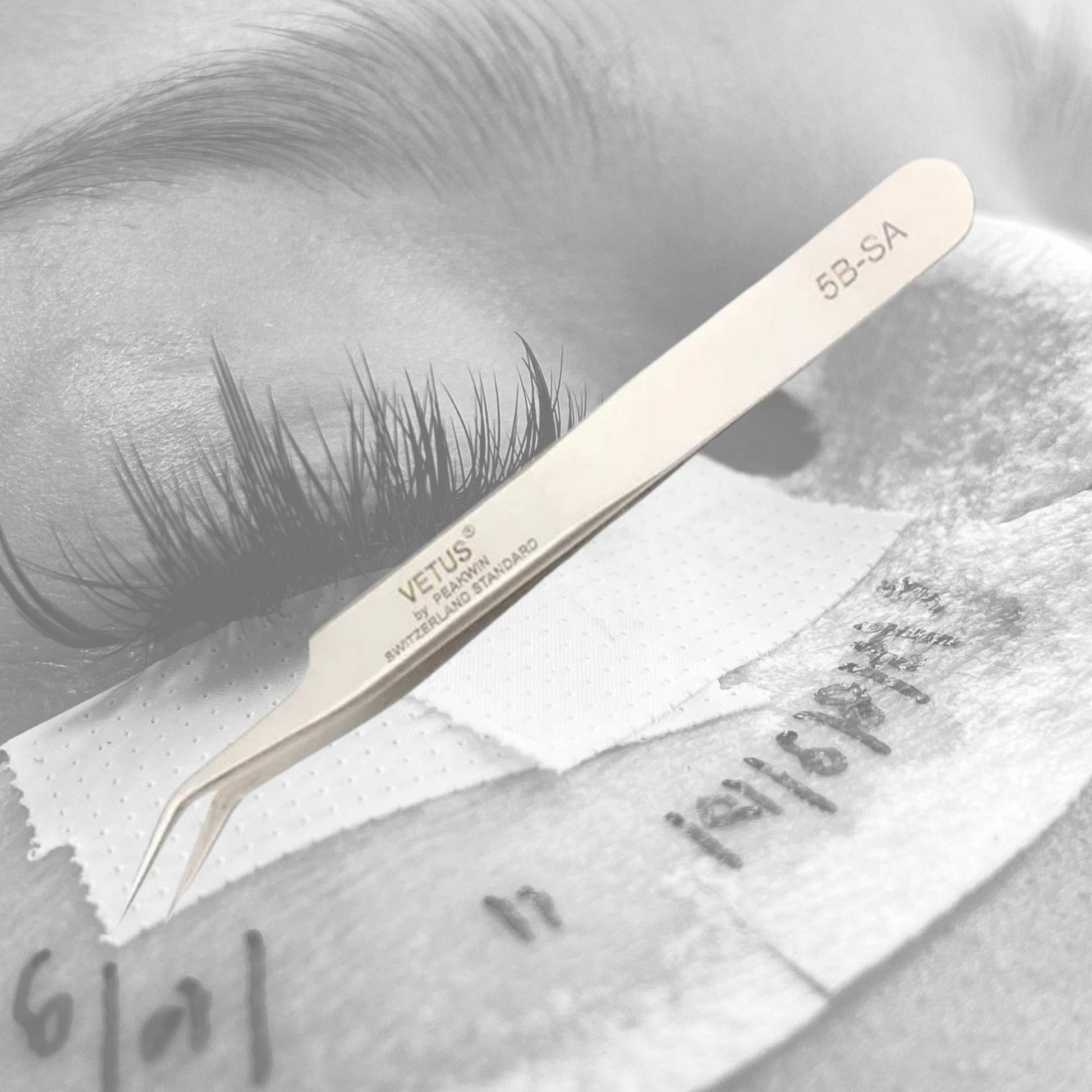 Miosh Eyelash Extension Tweezers - Lash Isolation VETUS 5B-SA V238-SUPDZ-40931988865104