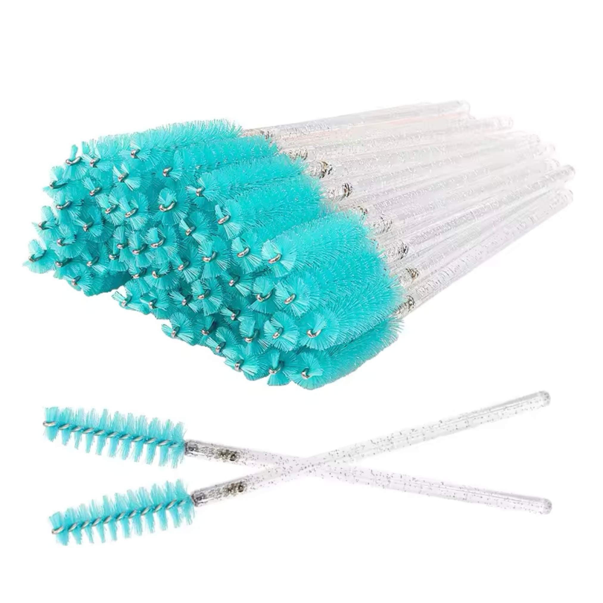 Miosh Disposable Eyelash Mascara Wands Spoolies 50PCS - Blue V238-SUPDZ-40931990700112