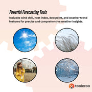 Tooleroo Weather Station 7-in-1 Professional Home Forecast Outdoor Sensor V238-SUPDZ-40944745283664