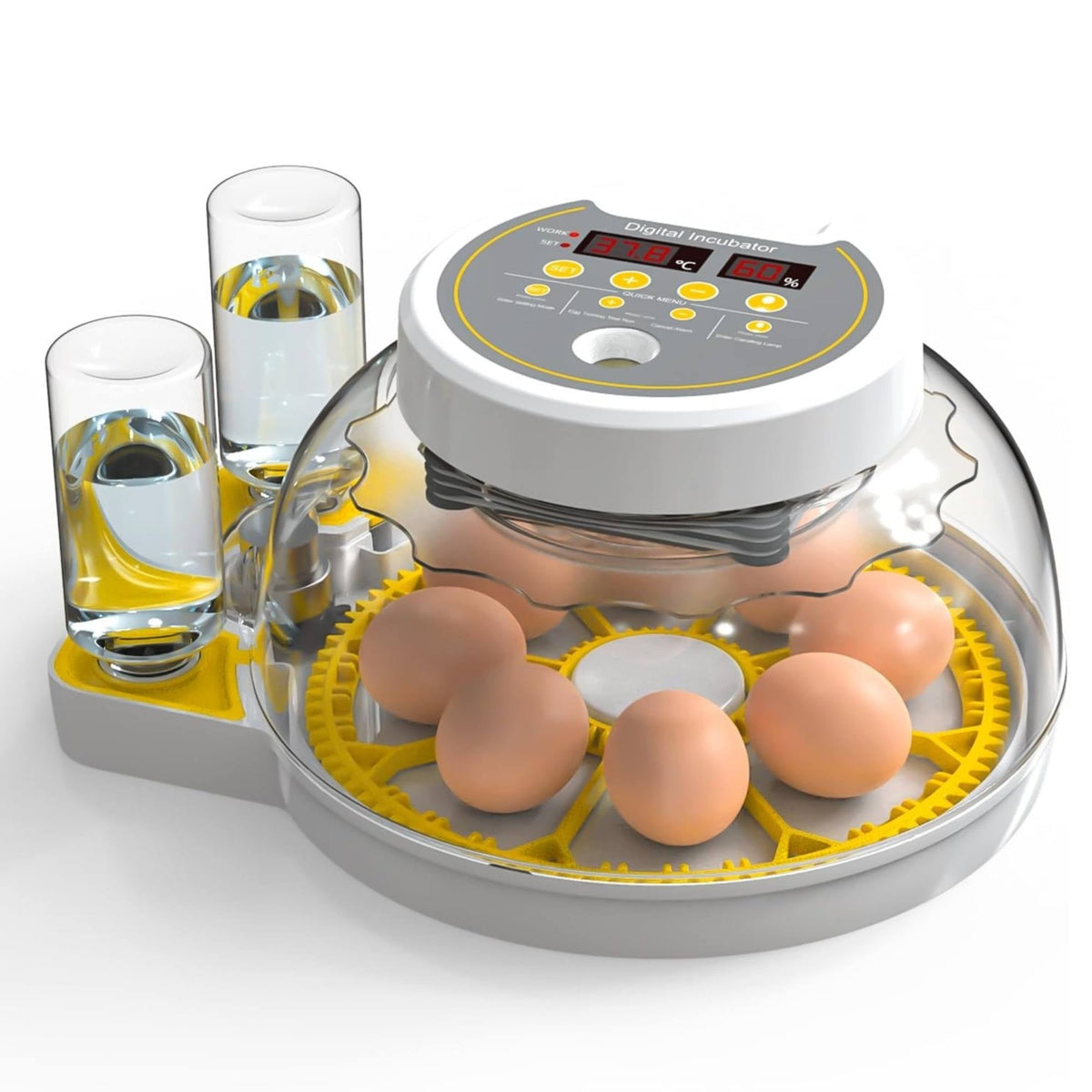 Automatic 8 / 18 Egg Incubator - Electrical Turning Chicken Quail Duck Hatching V238-SUPDZ-40950300442704