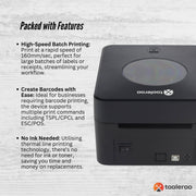 Tooleroo Bluetooth Thermal Label Printer - USB POS Receipt Shipping Printing V238-SUPDZ-40959867191376