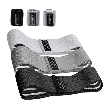 3x Resistance Exercise Hip Bands Set - Stretch Glute Booty Workout Power Loops V238-SUPDZ-40976301555792