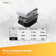3x Resistance Exercise Hip Bands Set - Stretch Glute Booty Workout Power Loops V238-SUPDZ-40976301555792