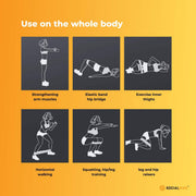 3x Resistance Exercise Hip Bands Set - Stretch Glute Booty Workout Power Loops V238-SUPDZ-40976301555792