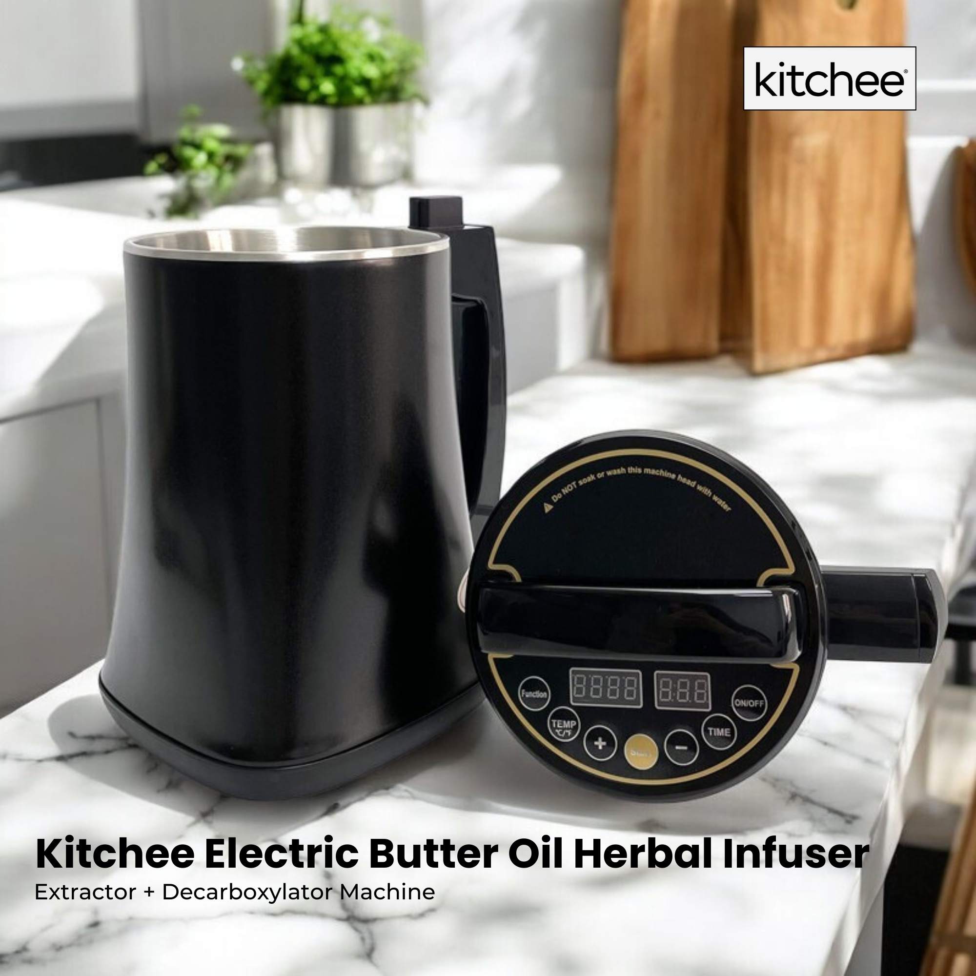 Kitchee Electric Butter Oil Herbal Infuser & Extractor + Decarboxylator Machine V238-SUPDZ-40976302276688