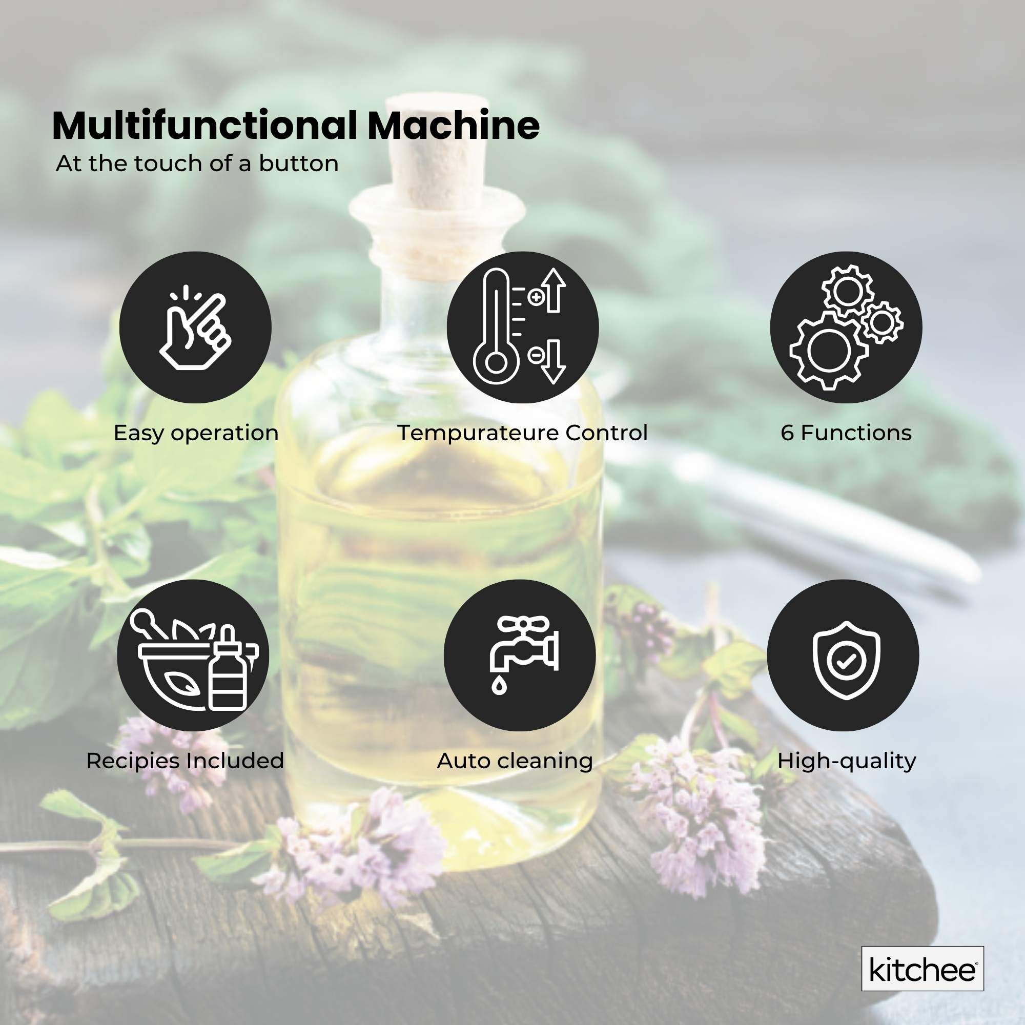 Kitchee Electric Butter Oil Herbal Infuser & Extractor + Decarboxylator Machine V238-SUPDZ-40976302276688