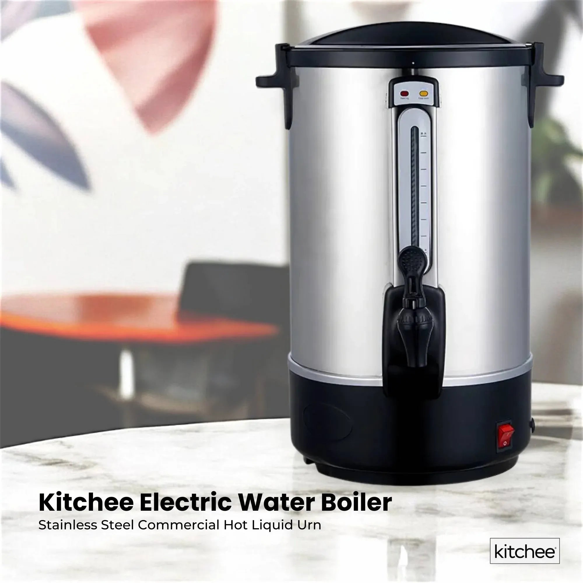 Kitchee 10L Electric Water Boiler - Stainless Steel Commercial Hot Liquid Urn V238-SUPDZ-40982219948112
