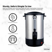 Kitchee 20L Electric Water Boiler - Stainless Steel Commercial Hot Liquid Urn V238-SUPDZ-40983791534160