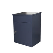 Parcel Delivery Drop Box Mailbox - Secure Home Package Locker 44x35x58cm Grey V238-SUPDZ-40998759825488