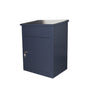 Parcel Delivery Drop Box Mailbox - Secure Home Package Locker 44x35x58cm Grey V238-SUPDZ-40998759825488