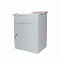 Parcel Delivery Drop Box Mailbox - Secure Home Package Locker 44x35x58cm White V238-SUPDZ-40998762184784