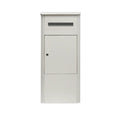 Parcel Delivery Drop Box Mailbox - Secure Home Package Locker 38x38x90cm White V238-SUPDZ-40998763987024