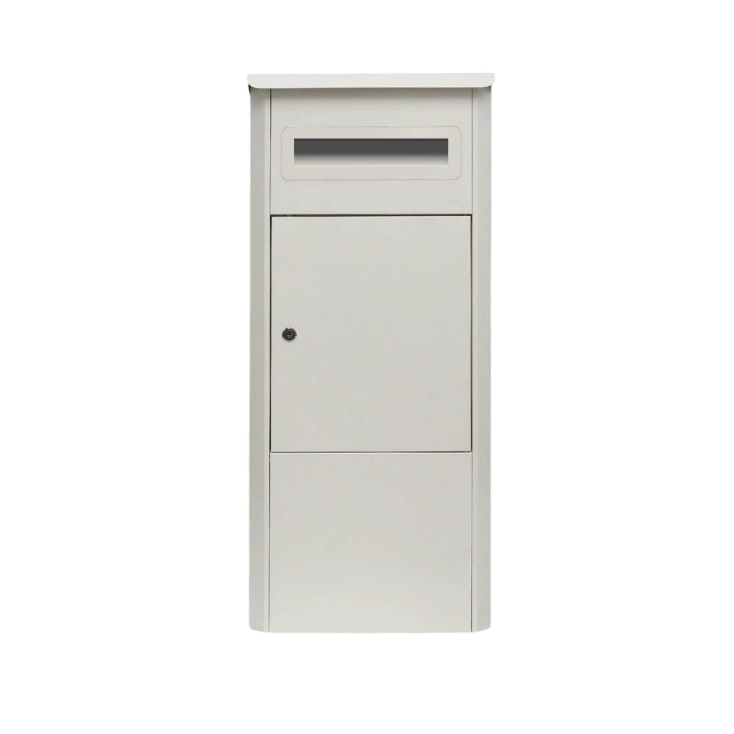 Parcel Delivery Drop Box Mailbox - Secure Home Package Locker 38x38x90cm White V238-SUPDZ-40998763987024