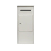 Parcel Delivery Drop Box Mailbox - Secure Home Package Locker 38x38x90cm White V238-SUPDZ-40998763987024