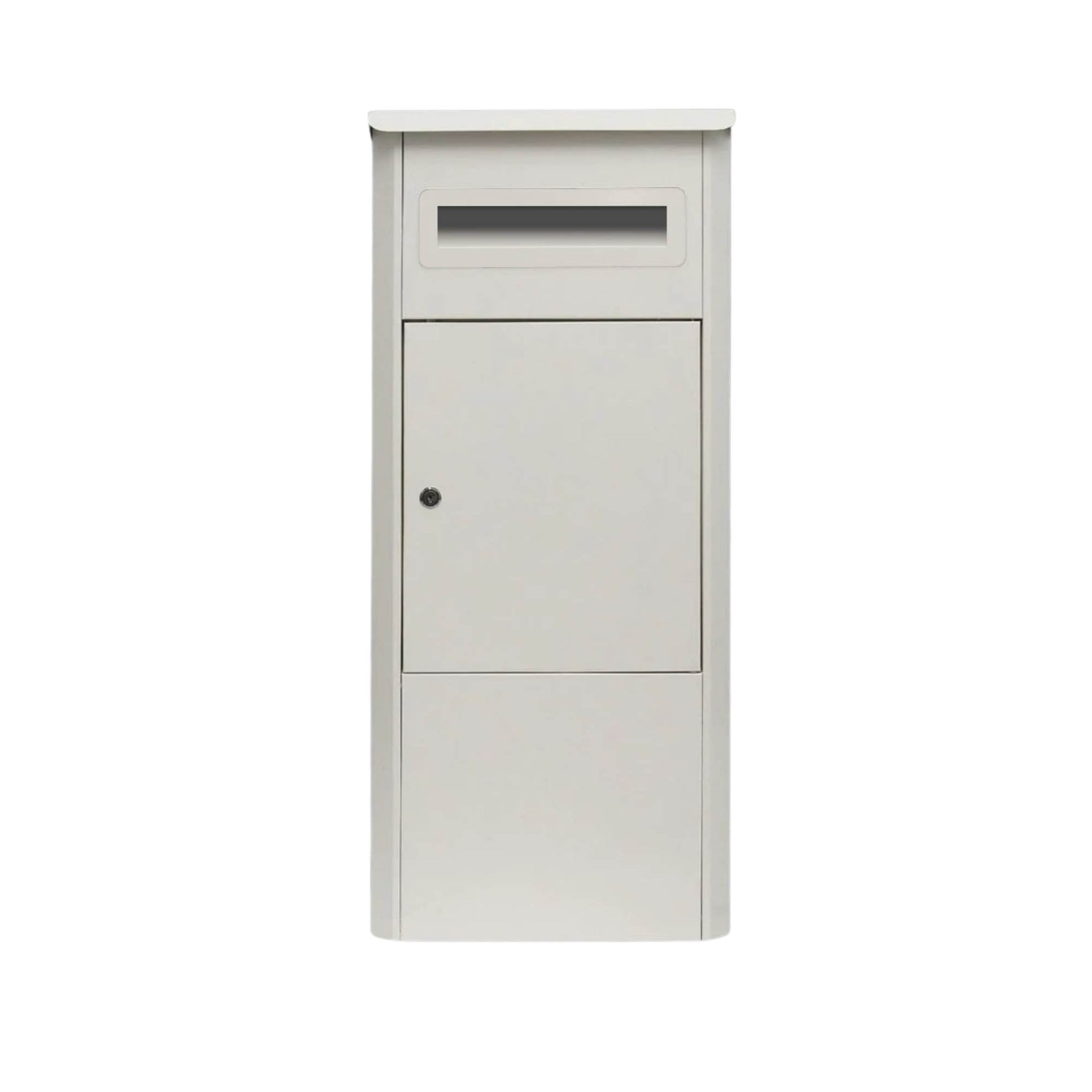 Parcel Delivery Drop Box Mailbox - Secure Home Package Locker 38x38x90cm White V238-SUPDZ-40998763987024